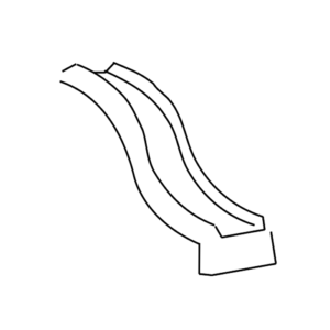 cubby house attachment - slide